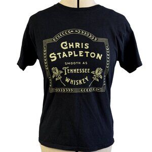 CHRIS STAPLETON Smooth as Tennessee Whiskey Graphic Tee S – Concert Shirt